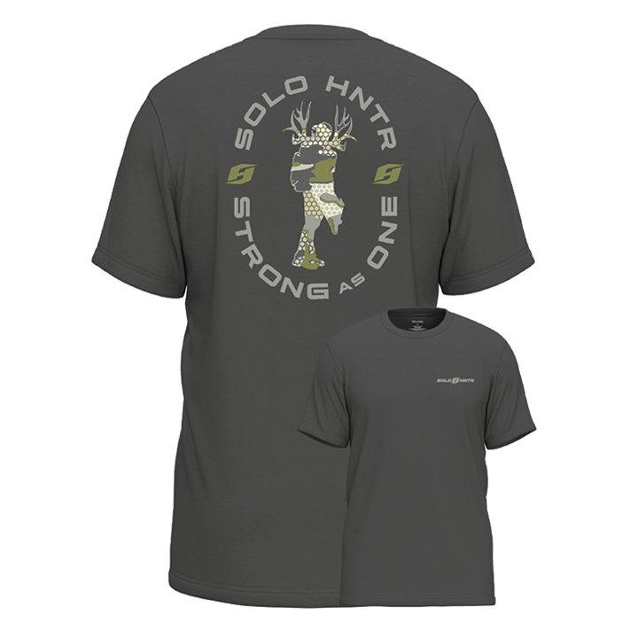 SOLO HNTR Tactical Logo T (SSGrey) Huntnhouse LLC