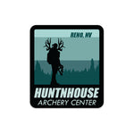 HUNTNHOUSE - Small Hippie Decal 1"x1.13"