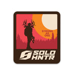 SOLO HNTR - Hippie Decal 2.68"x3"