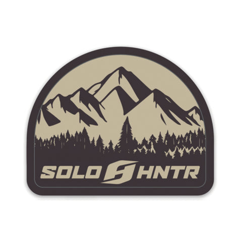 SOLO HNTR - MTN Decal 3"x2.38"