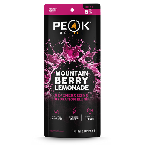 PEAK REFUEL - Mountain Berry Re-Energizing Drink Sticks