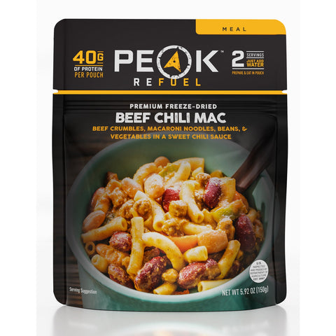 PEAK REFUEL - Beef Chili Mac Meal