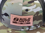SOLO HNTR - Multicam Leather Patch