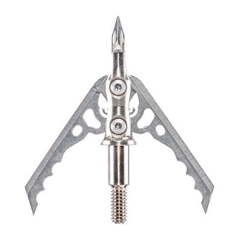 Rage Hypodermic 2-Blade Mechanical Broadheads – 100 Grain, 2-Inch Cut – 3 Pack (Model 39100)